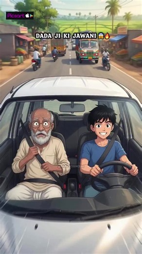 Dada ji heavy driver 🚗🔥 “ Made with picsart “ #picsartpartner #trending #viral #dada #shorts @picsart