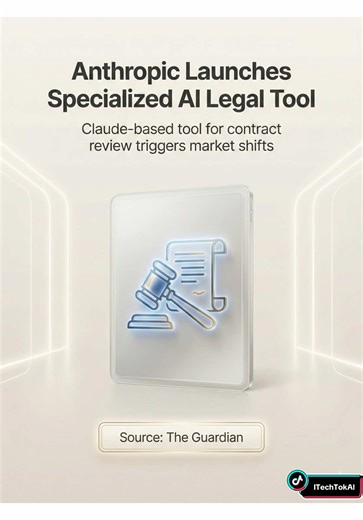 Anthropic's Legal Tool Triggers Market Shift in LegalTech