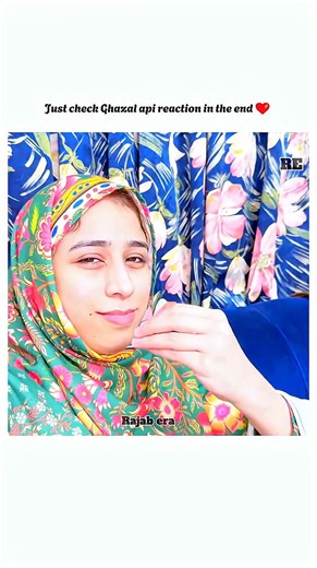 Ghazal api cute reaction 💕#shorts#rajabfamily#viral#trending#yts | Emaan Rajab Family