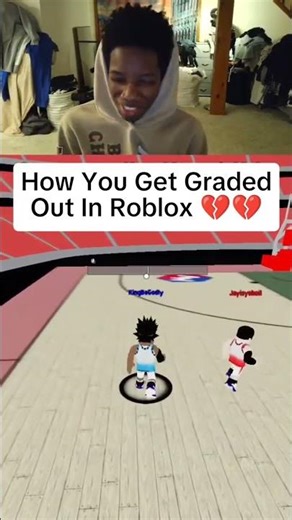 Getting Graded Out In Roblox Is Insane 🤣💔 #roblox #shorts #nba2k26 #robloxbasketball