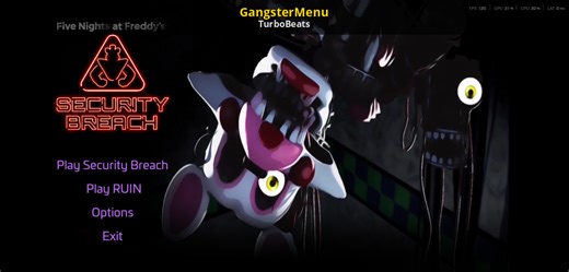 GangsterMenu Mod for Five Nights at Freddy's: Security Breach | FNaF: SB Mods