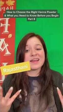 Ultimate Henna Guide Part 8: Choosing the Best Powder & Crucial Tips #CrueltyFree🐇