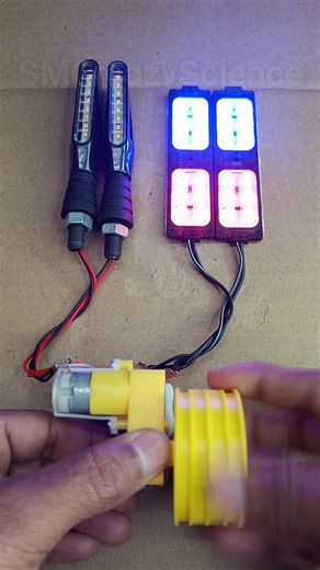 hand power turns on led lights 💡