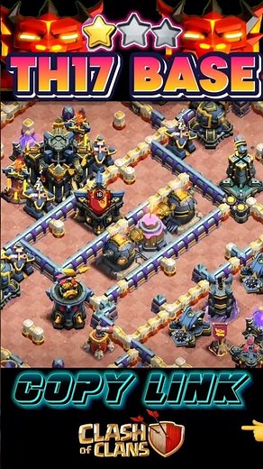 BEST TH17 CWL BASE + RANK BASE WITH COPY LINKS ||TH17 ANTI-META #coc #clashofclans #supercell