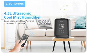 Watch Elechomes Cool Mist Humidifier with Large Display on Amazon Live