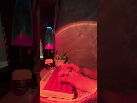 Relaxing keyboard ASMR
