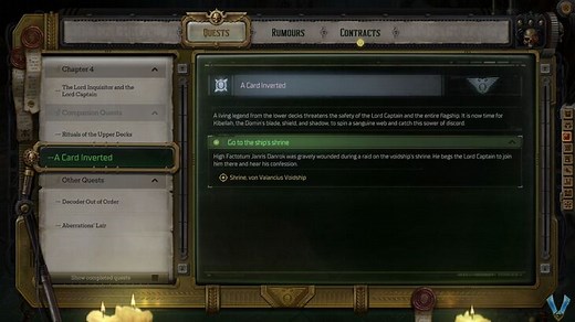 A Card Inverted - Warhammer 40,000: Rogue Trader Walkthrough