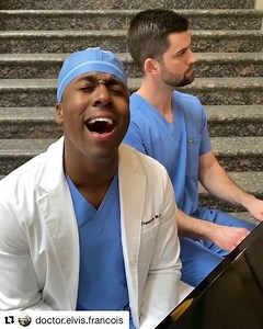 51K views · 2.2K reactions | Dr. Francois is an orthopedic surgery resident at Mayo Clinic who posted a video of himself singing John Lennon’s “Imagine,” with Dr. William Robinson on the piano. Thanks for joining us on the show this morning! | Mojo In The Morning | Facebook