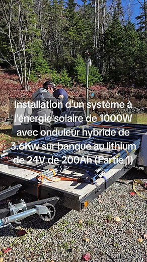 #energie #solaire #chalet #installation #inverter #lithium #foryoupage #fyp