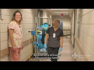 Health Careers Alberta – Meet Environmental Services Leader Dorothy
