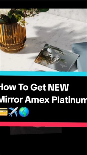 How to order the new Mirror Finish Amex Platinum. Also make sure to use your $175 worth of credits before the end of September! Share this post with your friends that have Amex Plats! 💳✈️🌎#pointsandmiles #creditcardpoints #creditcard #amex #americanexpress #americanexpressplatinum | Points Travel Buddy