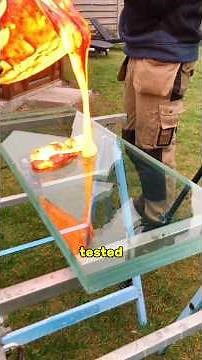 How is glass tested for strength?