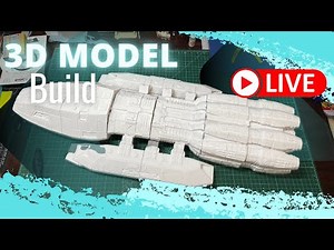Assemble LARGE 3D print - Battlestar Galactica Pegasus Build