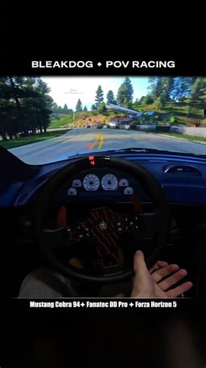 Mustang Cobra 94 Steering Wheel POV #shorts #forzahorizon5 #gaming