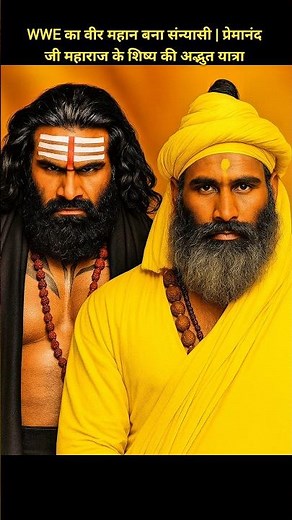 WWE का वीर महान बना संन्यासी | प्रेमानंद जी महाराज के शिष्य की अद्भुत यात्रा😱| #shorts #premanandji