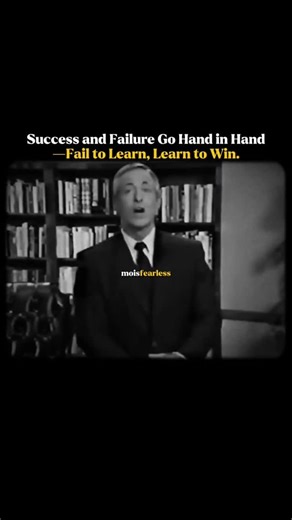 MoisFearless | Self Improvement Content | You can’t win without failing first. Every setback teaches you something no victory ever could. Failure isn’t the opposite of success—it’s... | Instagram
