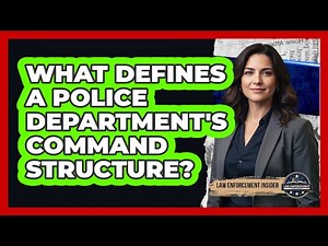 What Defines a Police Department's Command Structure?