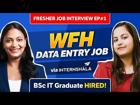 How She Got Her First Work From Home Job With No Experience (Internshala)