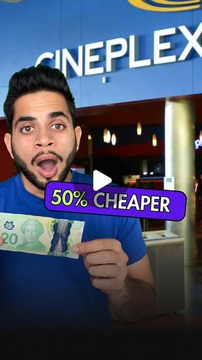 RAHUL ARORA on Instagram: "HALF PRICE MOVIE TICKETS! 🤩 Here is the Ultimate cineplex trick to watch movies for half price this september! The BOGO offer is valid until Sep 14. #movies #movietickets #tickets #cinema #cineplex #nobsco #canada #thingstodo"