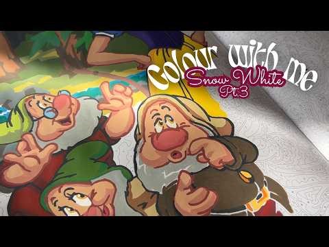 Snow White Coloring 🌸✨ Part 3 | Disney Color by Number | Relaxing Piano Vibes