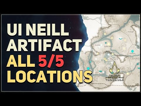 All 5 x Ui Neill Artifact Locations Assassin's Creed Valhalla