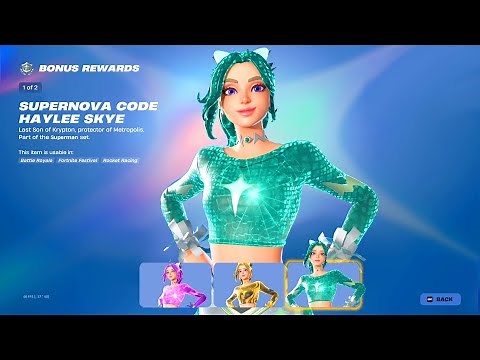 I Created SUPER LEVELS for HAYLEE SKYE in Fortnite C6S3 – Extra Styles Reveal!