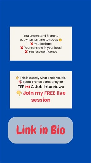 Free live webinar to speak French confidently for job interviews #swatifrenchconnect