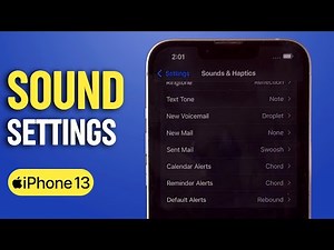 iPhone 13 – How to Find & Manage Sound Settings (Complete Guide)