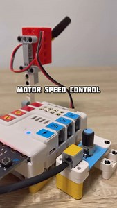 Motor Speed Control #lego #technic #legotechnic #dcmotor #dcmotorproject #diyprojects #dynamo #electric #experiment #diy #engineering #legofan #legoproject #stem #bricktechnology | Bricks Master Builders