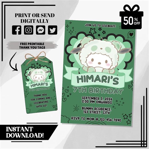 Editable Dog Birthday Invitation | Puppy Party Invite | Dog Printable Template | Instant Download - Etsy