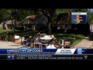 Milwaukee flood damage: 3 ZIP codes report majority of 211 calls