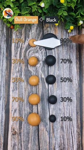 150K views · 515 reactions | Dull Orange Vs Black, Satisfying color mixing Clay Ep 105 #colormixing #colors #clay #shorts | Painting Concept | Facebook