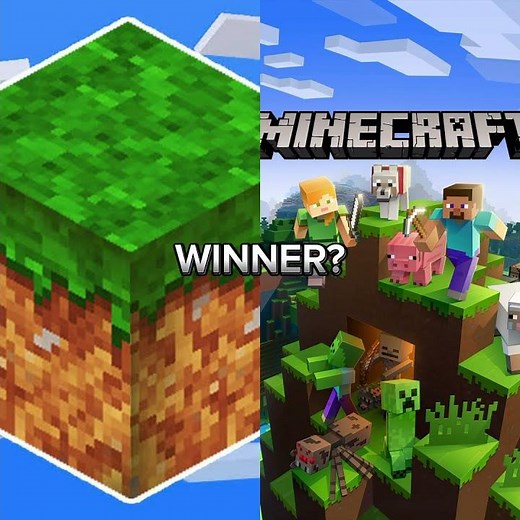 MULTICRAFT VS MINECRAFT #multicraft #funny #minecraft #shorts #comparison (rip minecraft srry😭)