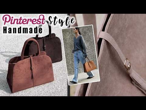 Looks Expensive on a Budget 💸 DIY Tote Bag Luxury Dupe Sewing Project ✨ Monorow Blanc Inspired