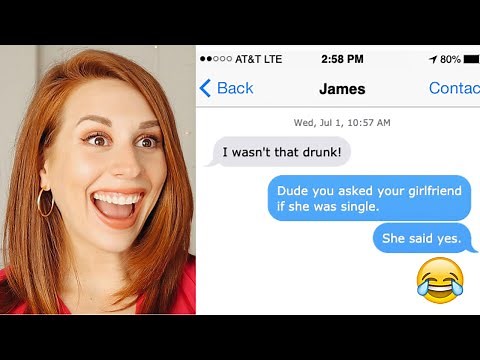 The FUNNIEST Drunk Texts From Last Night - REACTION