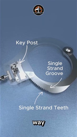 Handcuff Mechanism Explained | Simple Ratchet Lock System #mechanic #engineering #howitworks
