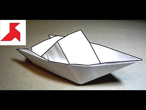 How to make an origami cutter from A4 paper