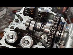 KTM LC4 Zylinderkopf Nockenwelle montieren