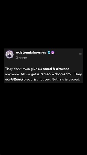doomscroll replaced bread and circuses | Subscribe for more #motivation 😊👍