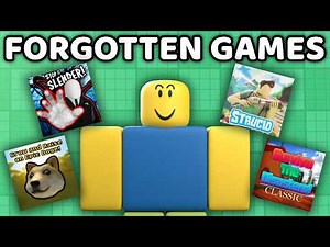You Forgot These Old Roblox Games!