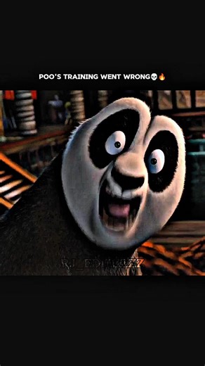 Poo's training went wrong 💀🔥|Kung fu panda edit #edit #viral #aura #shorts