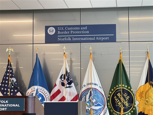 Norfolk International Airport unveils new international flight arrival center