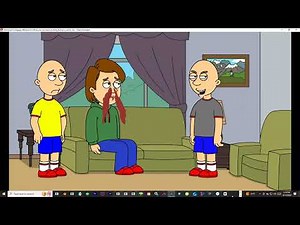 Classic Caillou Punches Boris In The Face/Grounded By Caillou