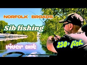 Sib fishing river ant Norfolk broads boat angling float ledger mixed species course