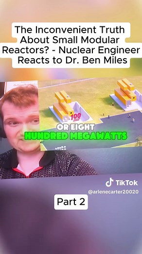 Inconvenient Truth About Small Modular Reactor? - Nuclear Engineer Reacts to Dr.Ben Miles! #fyp #engineeringstudent #podcast #modular