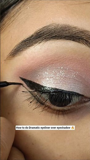 liquid eyeliner tutorial for beginners ✨ #youtubeshorts #makeup #shortvideo #shorts #fyp #foryou
