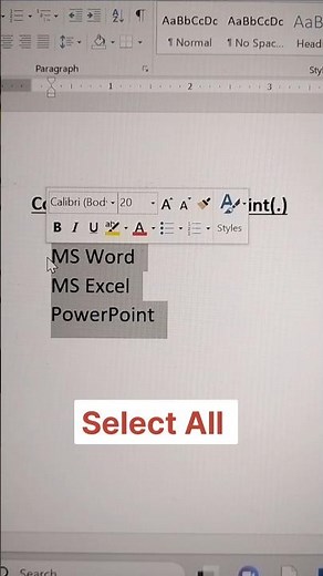 Bullet Points in MS Word #BulletPoints #WordTutorial #ComputerTips #OfficeTips #LearnMSWord