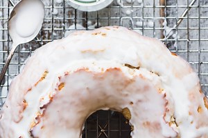 Glazed Old Fashioned Doughnut Cake