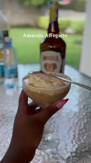 Amarula Affogatto. I think I've found a new addiction . 1 shot amarula 1 scoop vanilla ice cream 2 shots espresso #fypシ #amarulacream #cocktails #affogato #coffee