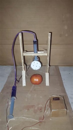 DIY Hydraulic Cutter Machine | Satisfying Tomato Cut 🍅🔥 #inventorpr